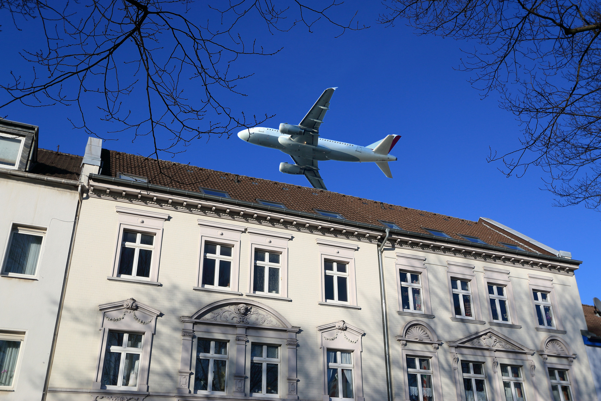 Symbolbild Fluglärm