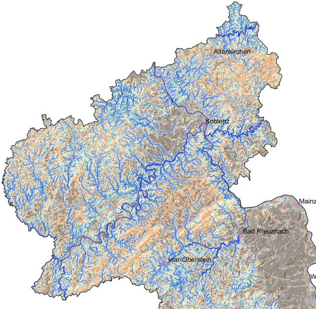 Terrestrische Klimaresilienz der Landschaft