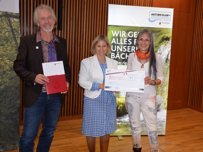 Preisträger mit Ministerin