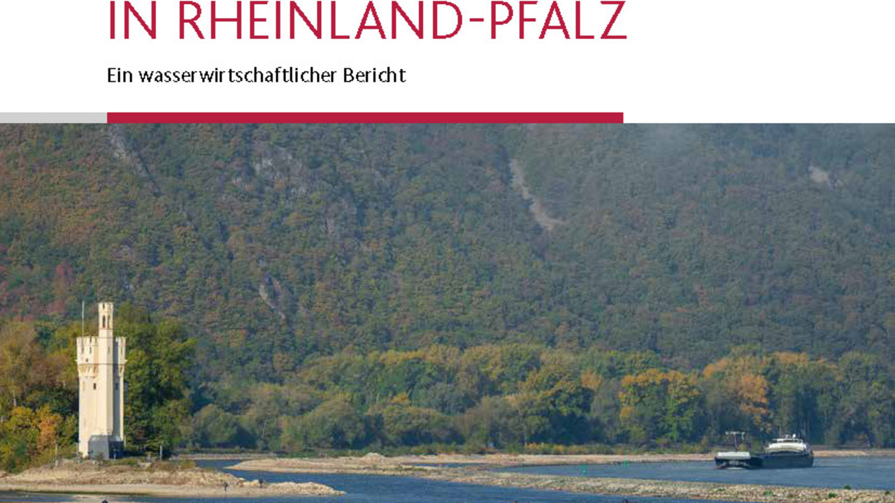 Titelseite von "Der Sommer 2018 in Rheinland-Pfalz - ein wasserwirtschaftlicher Bericht"