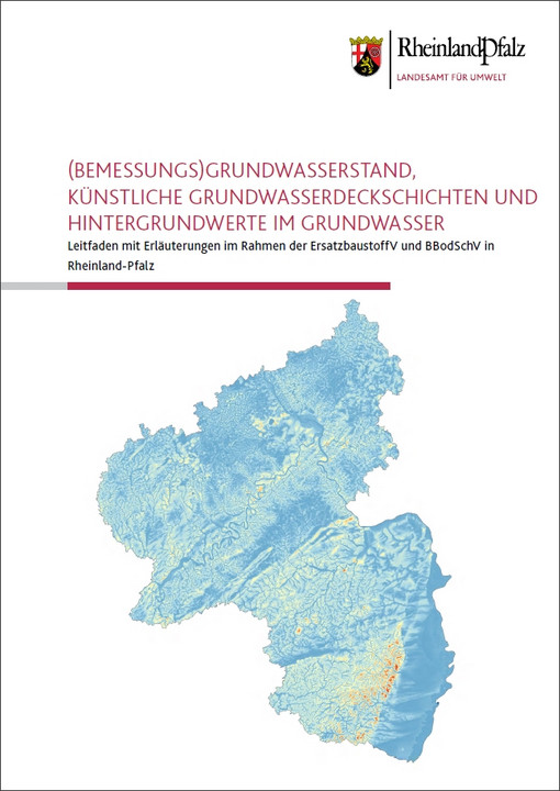 Grundwasseroberfläche von Rheinland-Pfalz