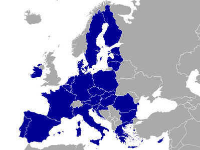 Europa mit den Ländern der Europäischen Union