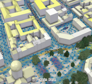 Dreidimensionale Visualisierung der Mainzer Innenstadt