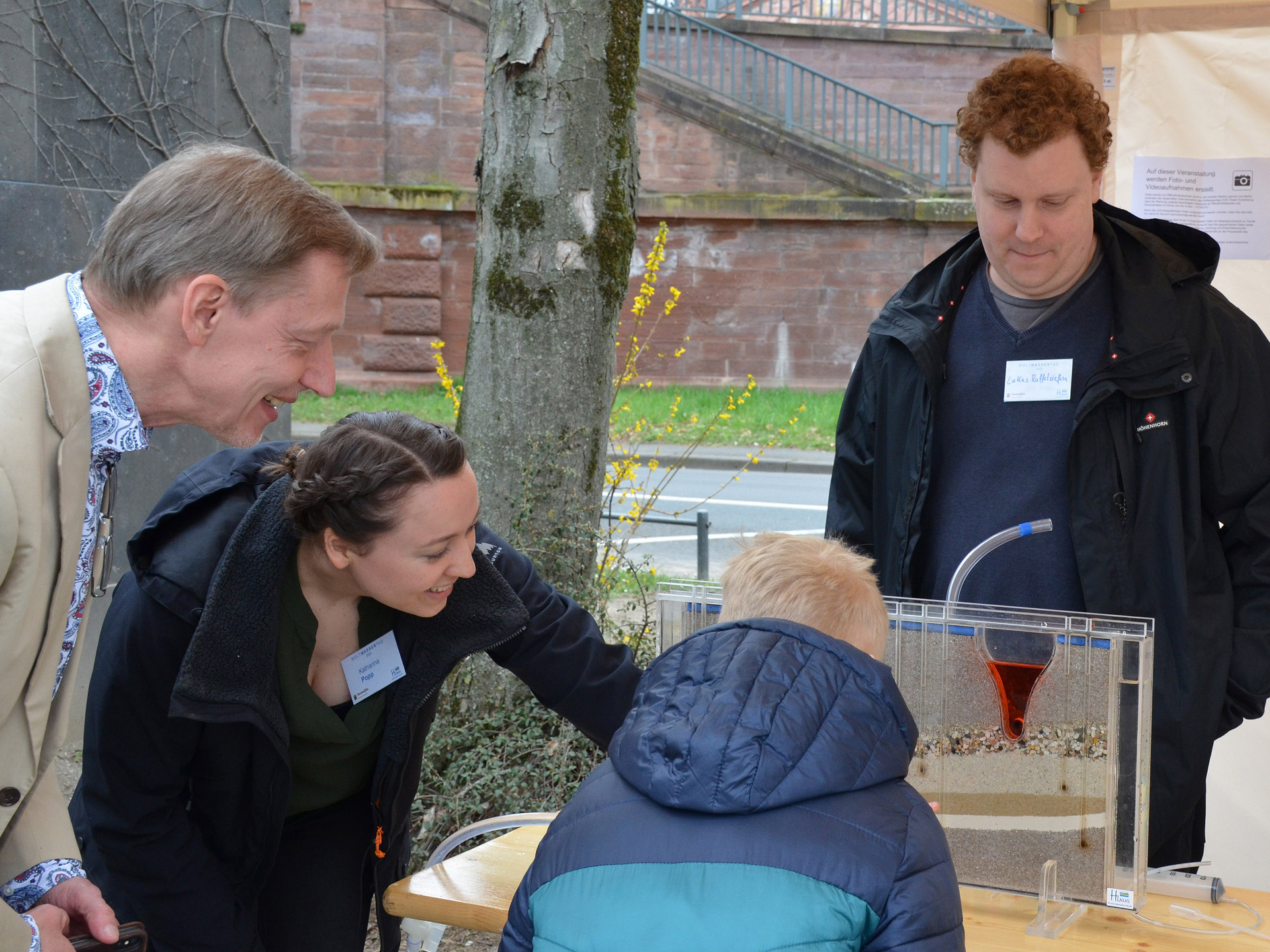 Demonstration am Grundwassermodell