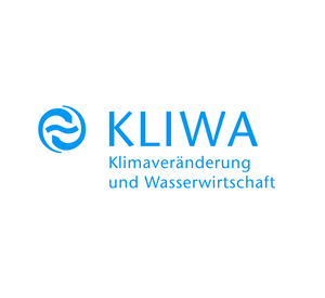 "KLIWA"-Logo mit Text "Klimaveränderung und Wasserwirtschaft"