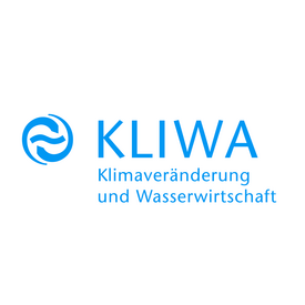 "KLIWA"-Logo mit Text "Klimaveränderung und Wasserwirtschaft"