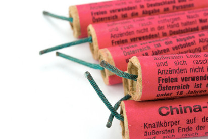 Verkauf und Aufbewahrung von Feuerwerk 