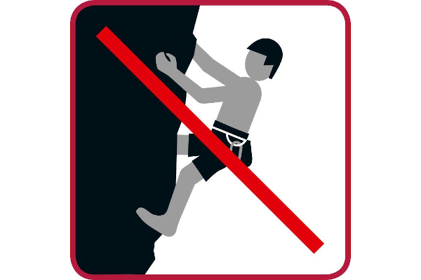 Klettern verboten (27a)